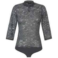 Cheap Damenbody "Sera", Anthrazit Damen Bodys