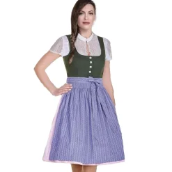 Best Damen Dirndl "Ausseer" (60 cm), -Violett Damen Dirndl