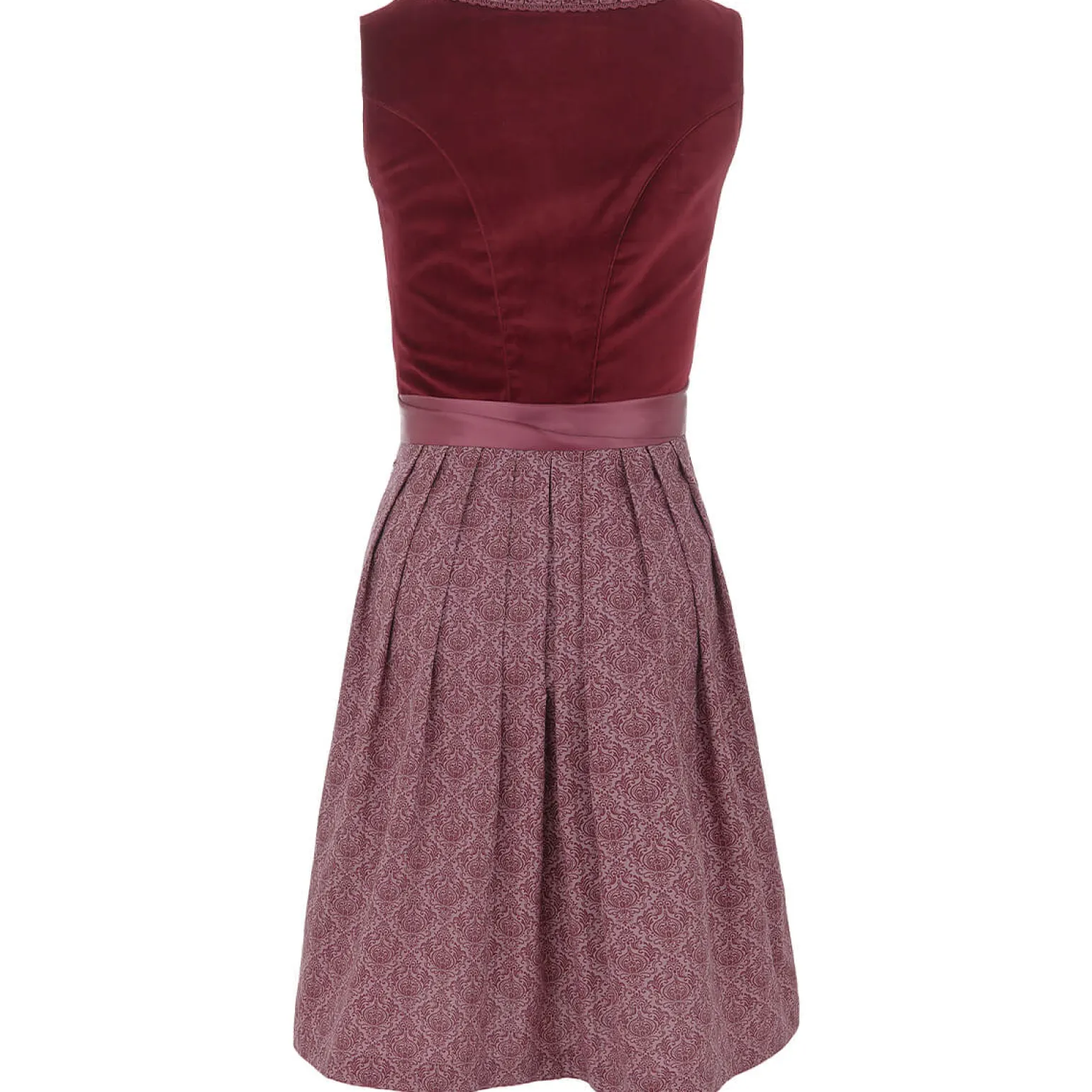 Cheap Damen Dirndl "Loredana", Bordeaux Damen Dirndl