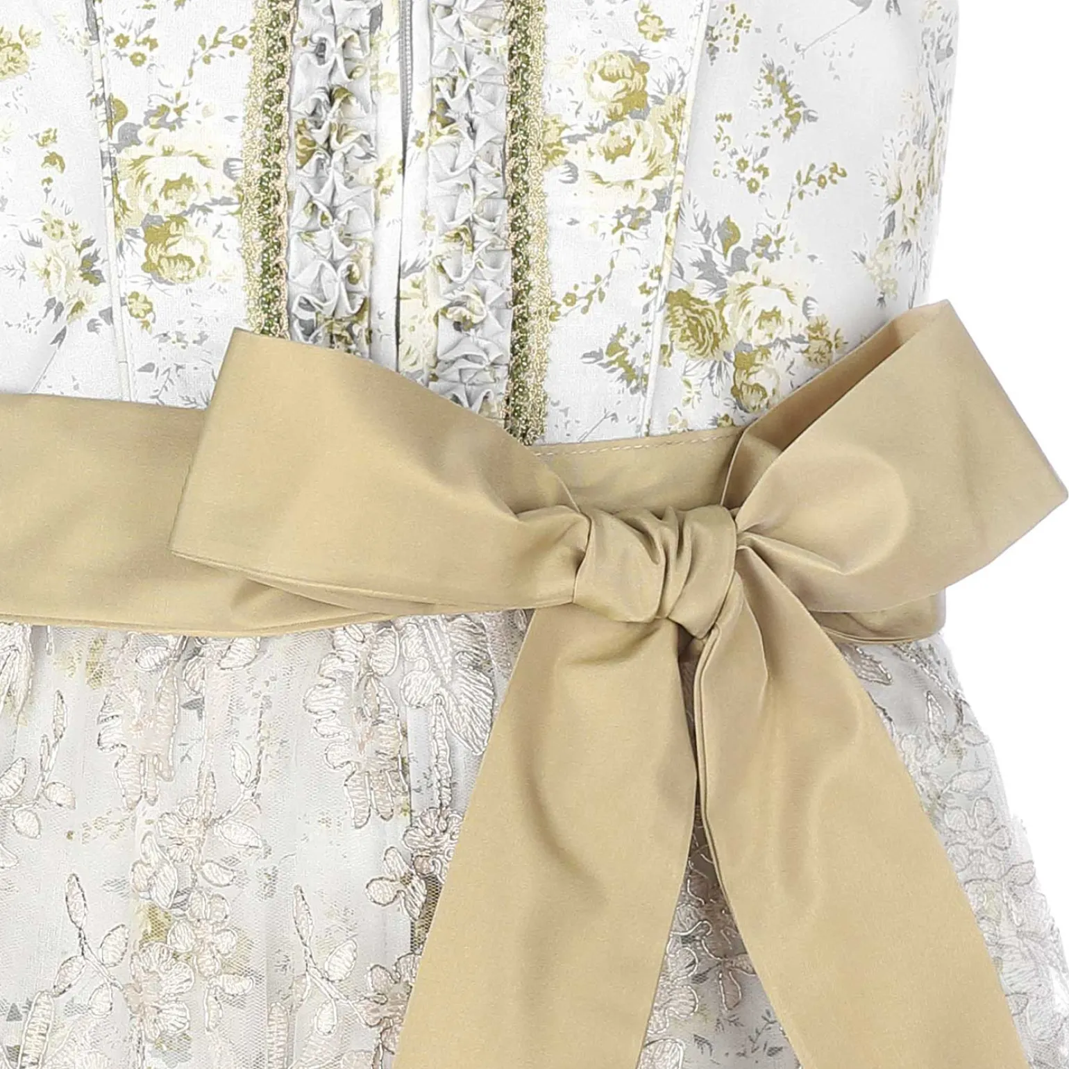 Fashion Damen Dirndl "Marina", Creme Damen Dirndl