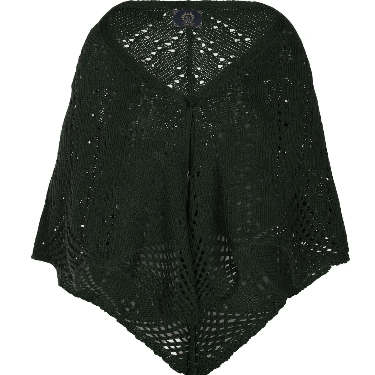 Fashion Damen Dreieck Poncho, Dunkel Damen Ponchos