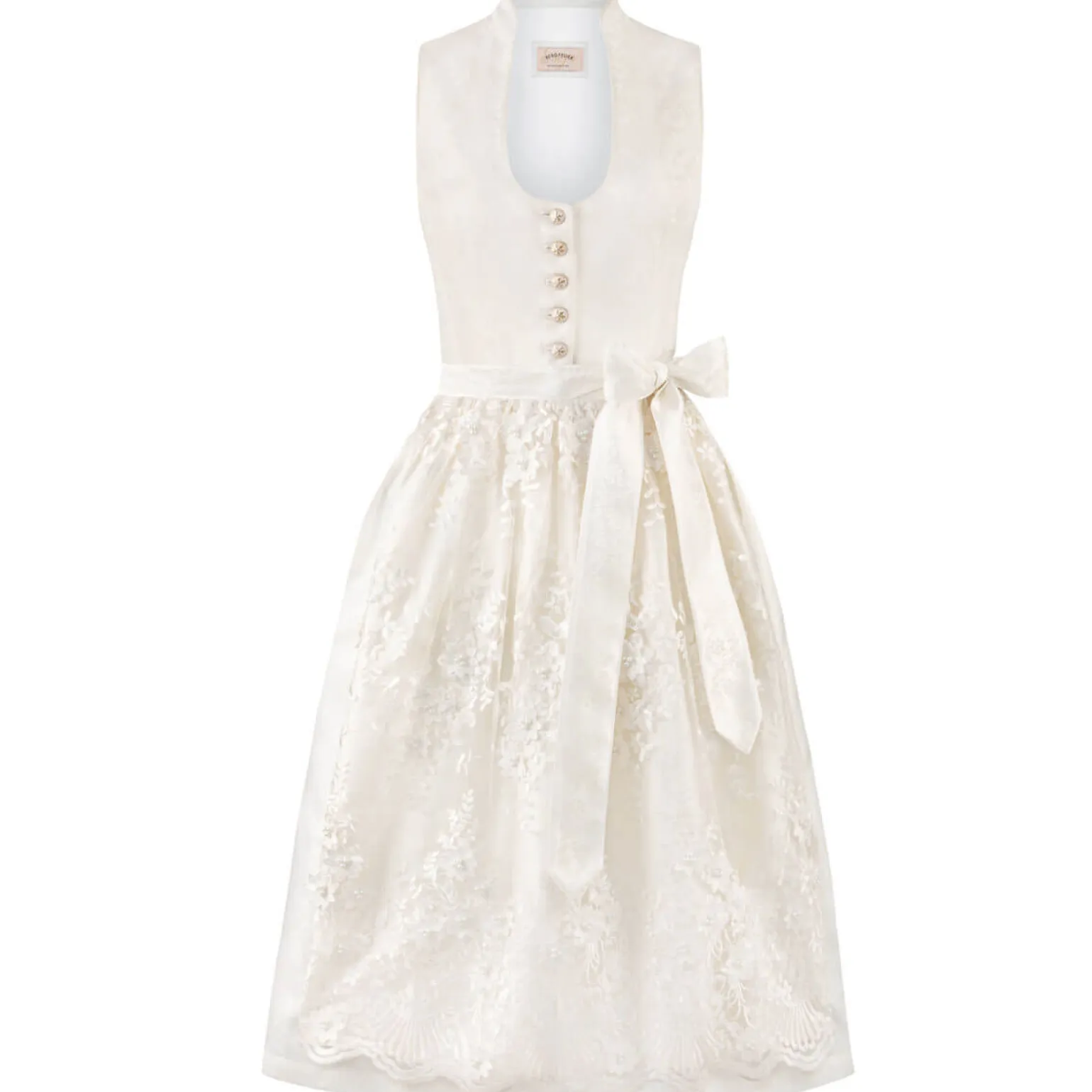 Best Sale Damen Festtagsdirndl "Danice", Creme Damen Dirndl