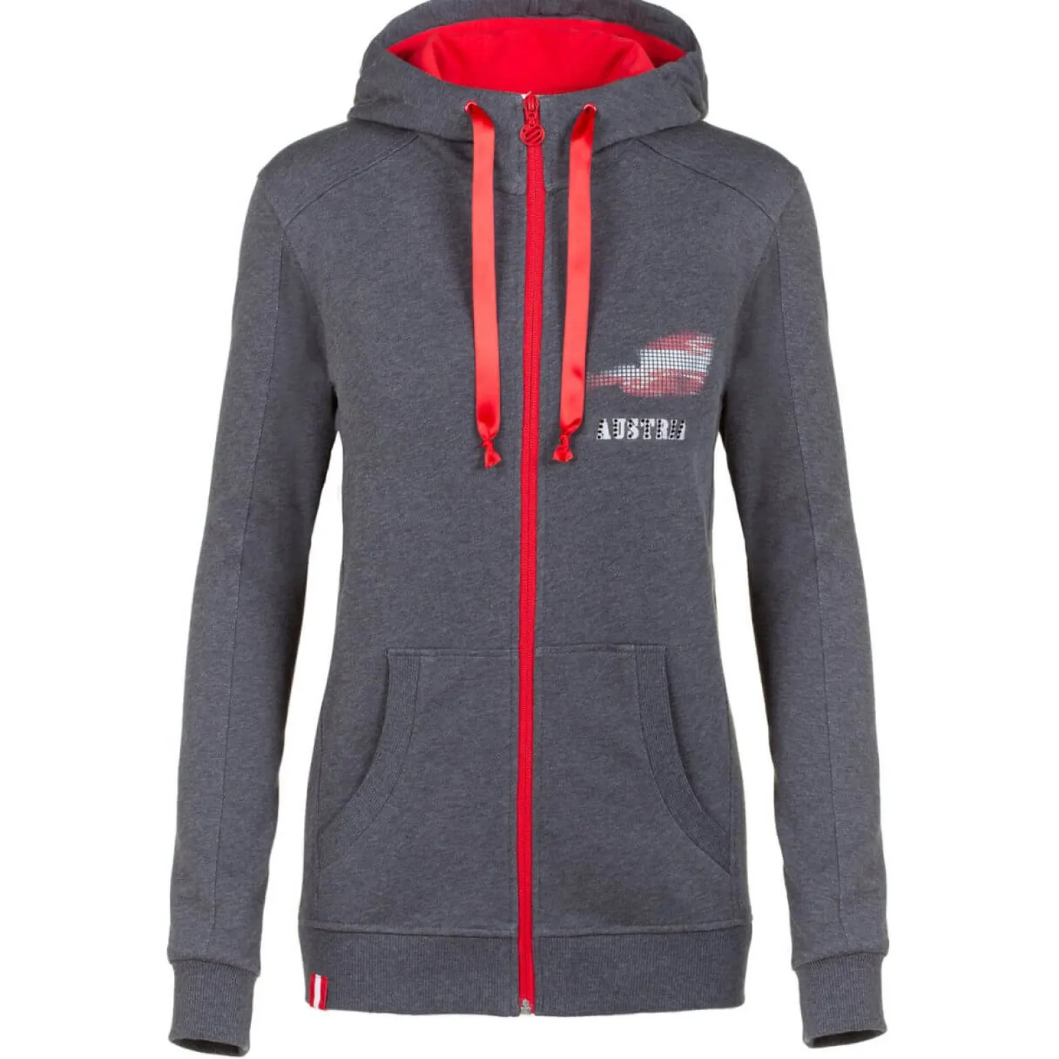 Outlet Damen Hoodie-Jacke "Austria", Dunkel Damen Jacken