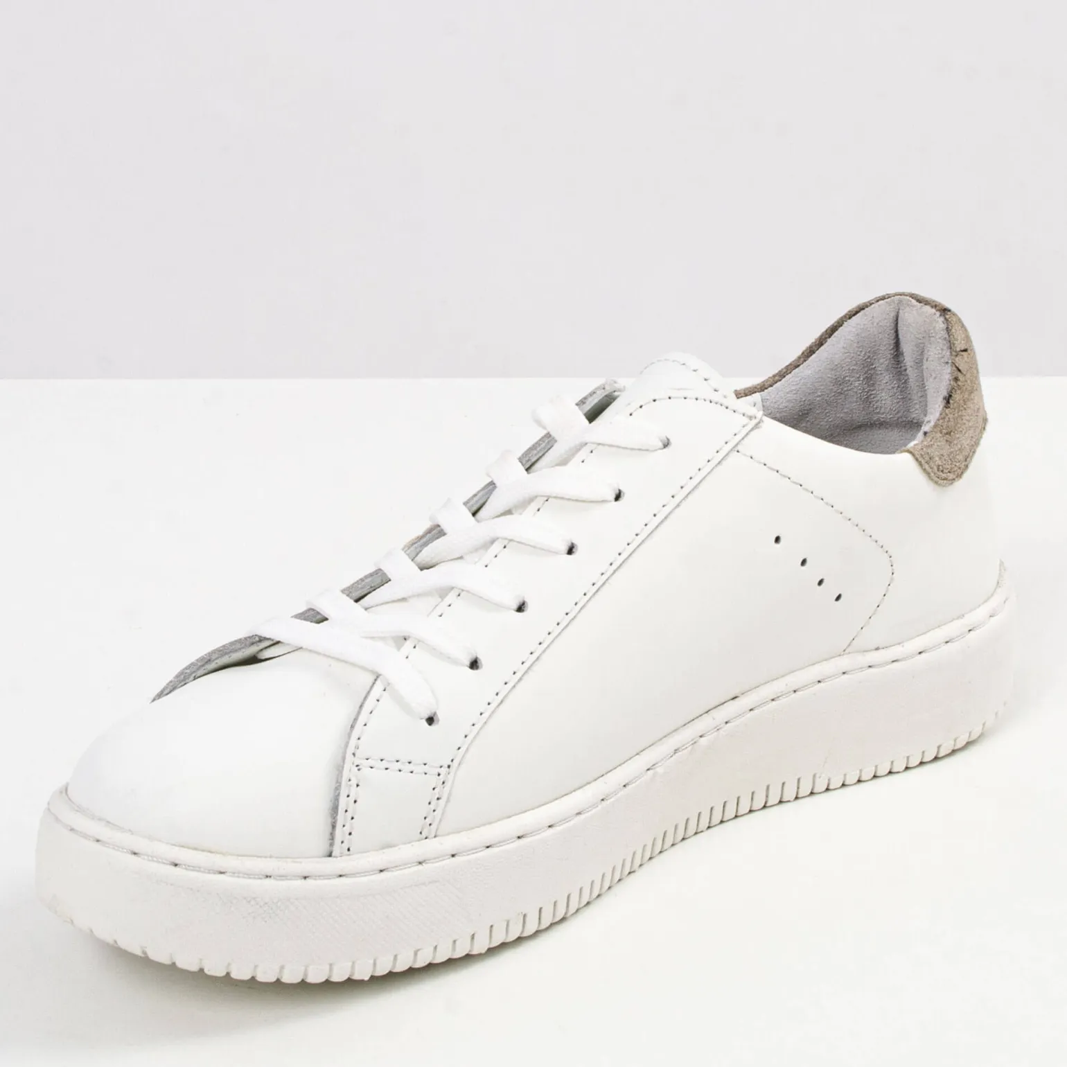 Sale Damen Leder-Sneaker "Sandy", Weiss Damen Schuhe & Socken