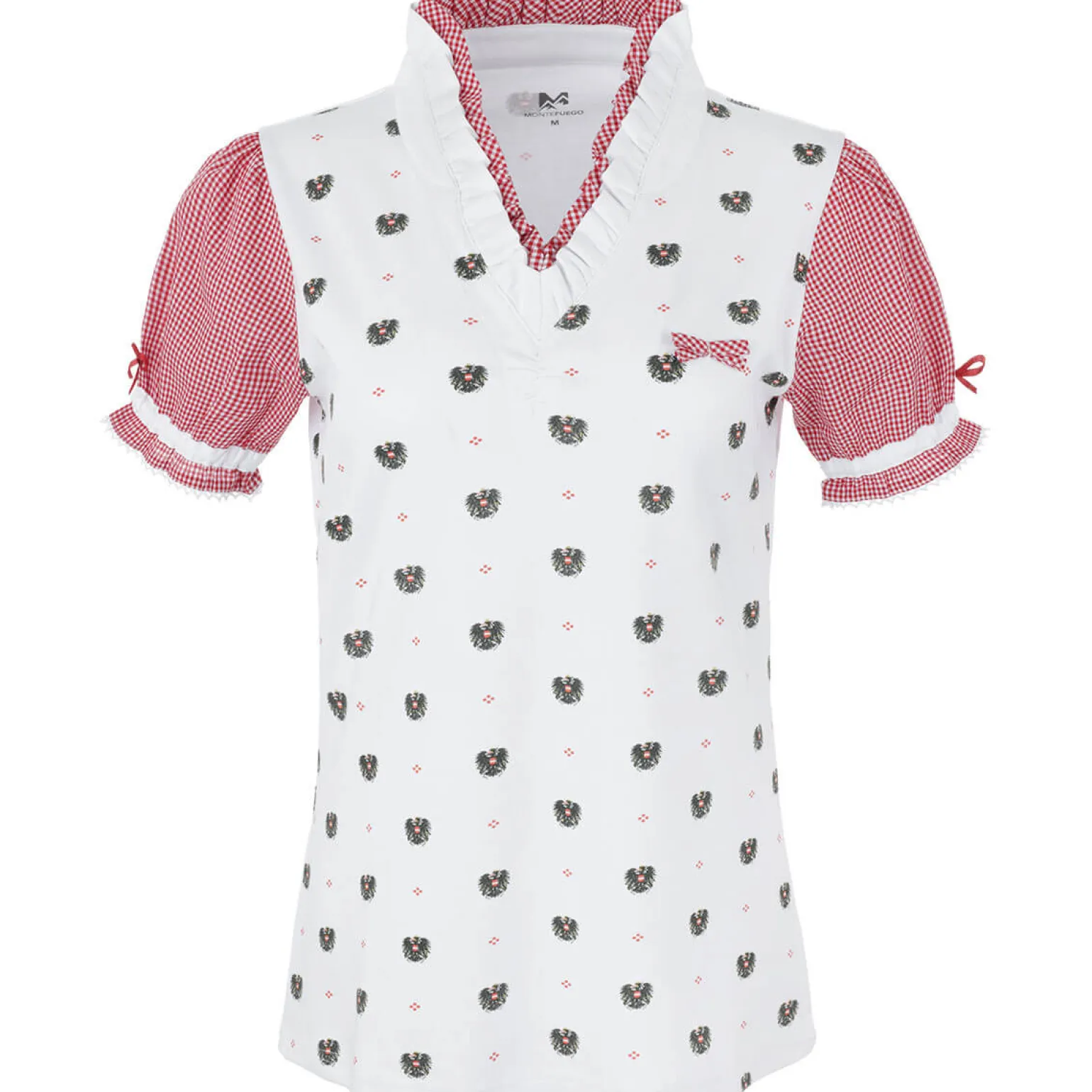 Discount Damen Rüschen-Shirt "Austria" Damen Shirts