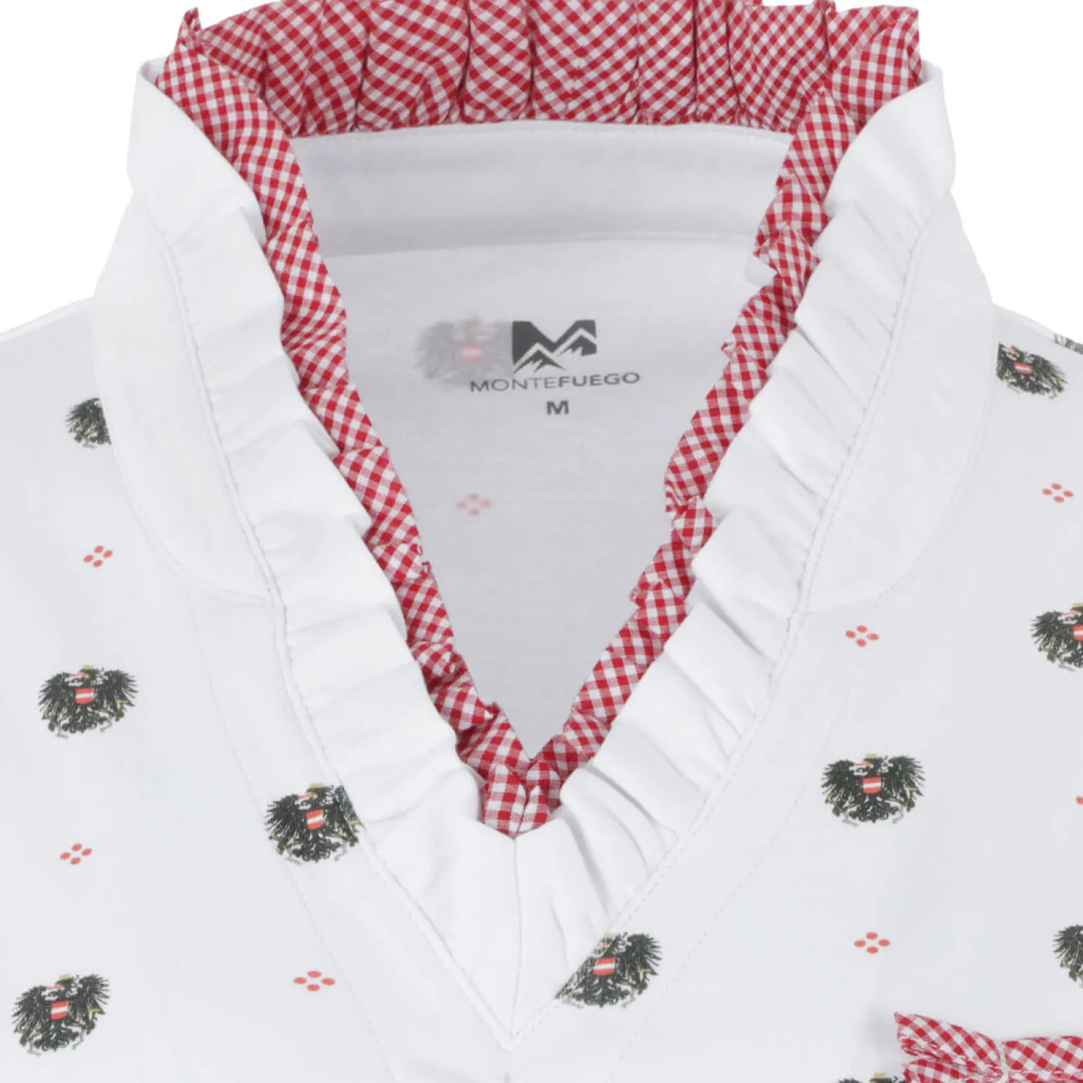 Discount Damen Rüschen-Shirt "Austria" Damen Shirts