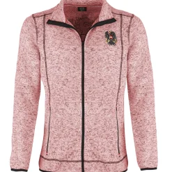 Flash Sale Damen Strickfleece Jacke "Österreich", Damen Jacken