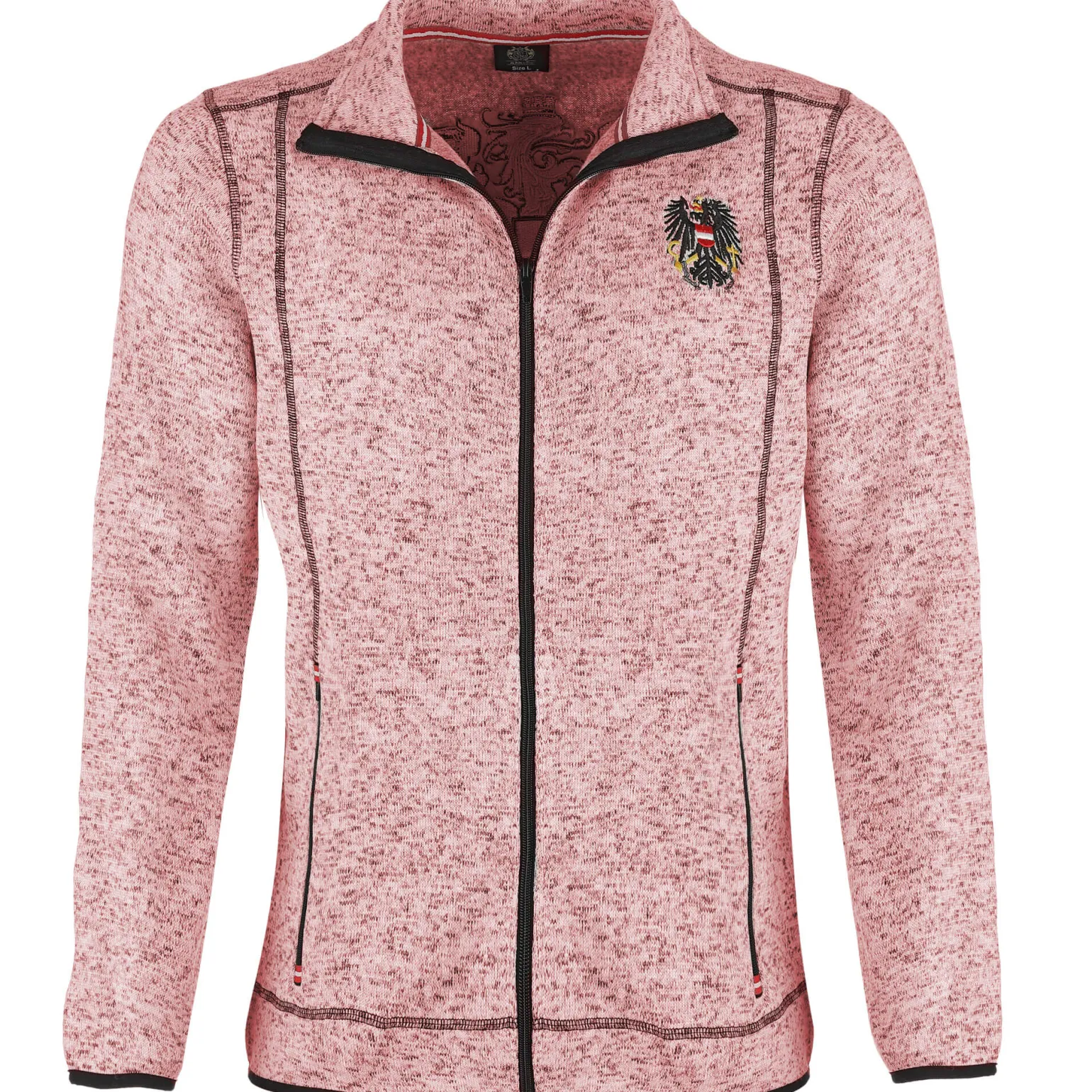 Flash Sale Damen Strickfleece Jacke "Österreich", Damen Jacken