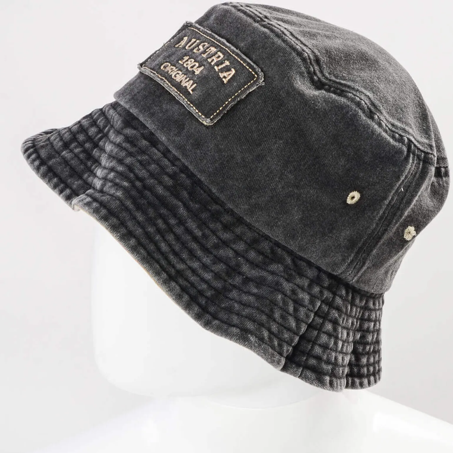 New Fischermütze “Austria”, Anthrazit- Herren Accessoires