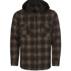 Shop Herren Flanellhemd "Karo", mit Kapuze, Herren Hemden