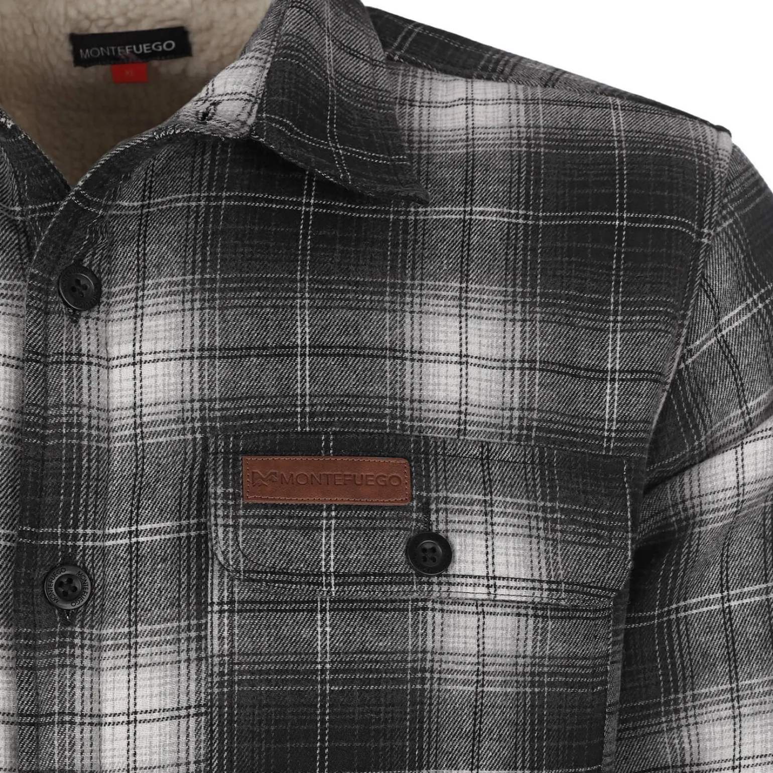 Hot Herren Flanelljacke "Fleece", -Weiß Herren Jacken