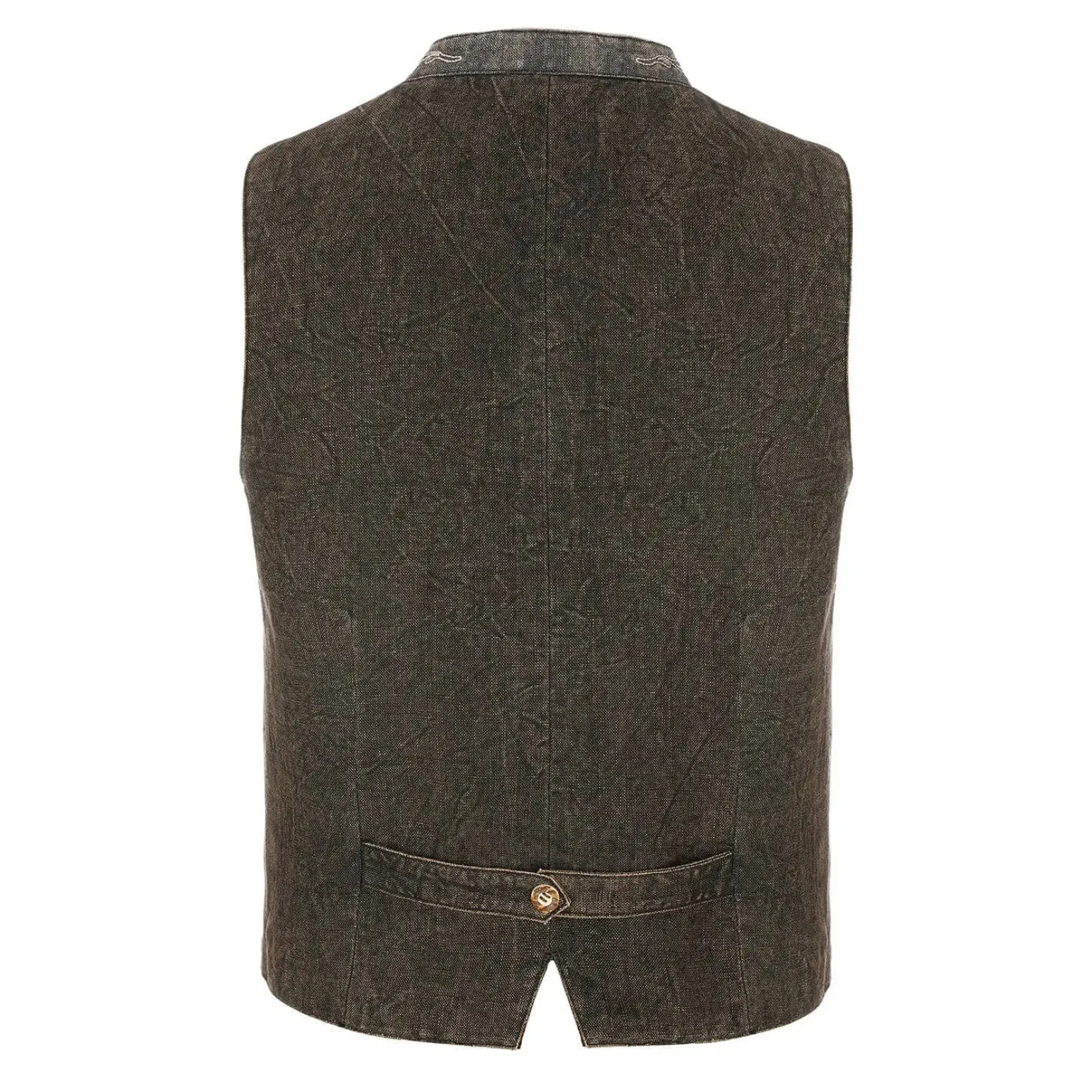 New Herren Gilet "Henry", Stone Herren Gilets