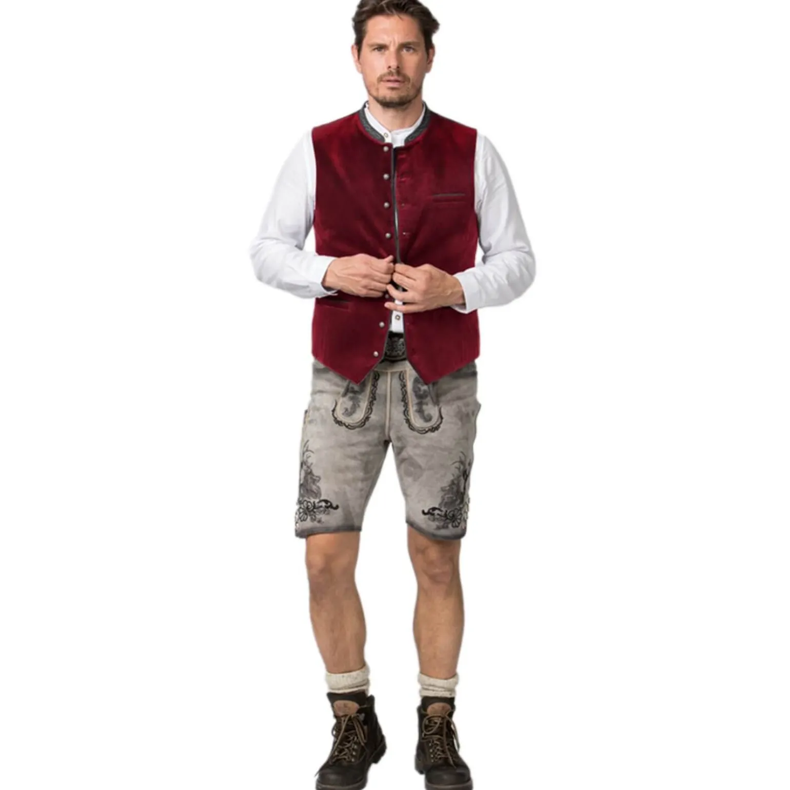 Sale Herren Gilet "Lorenzo", Bordeaux Herren Gilets