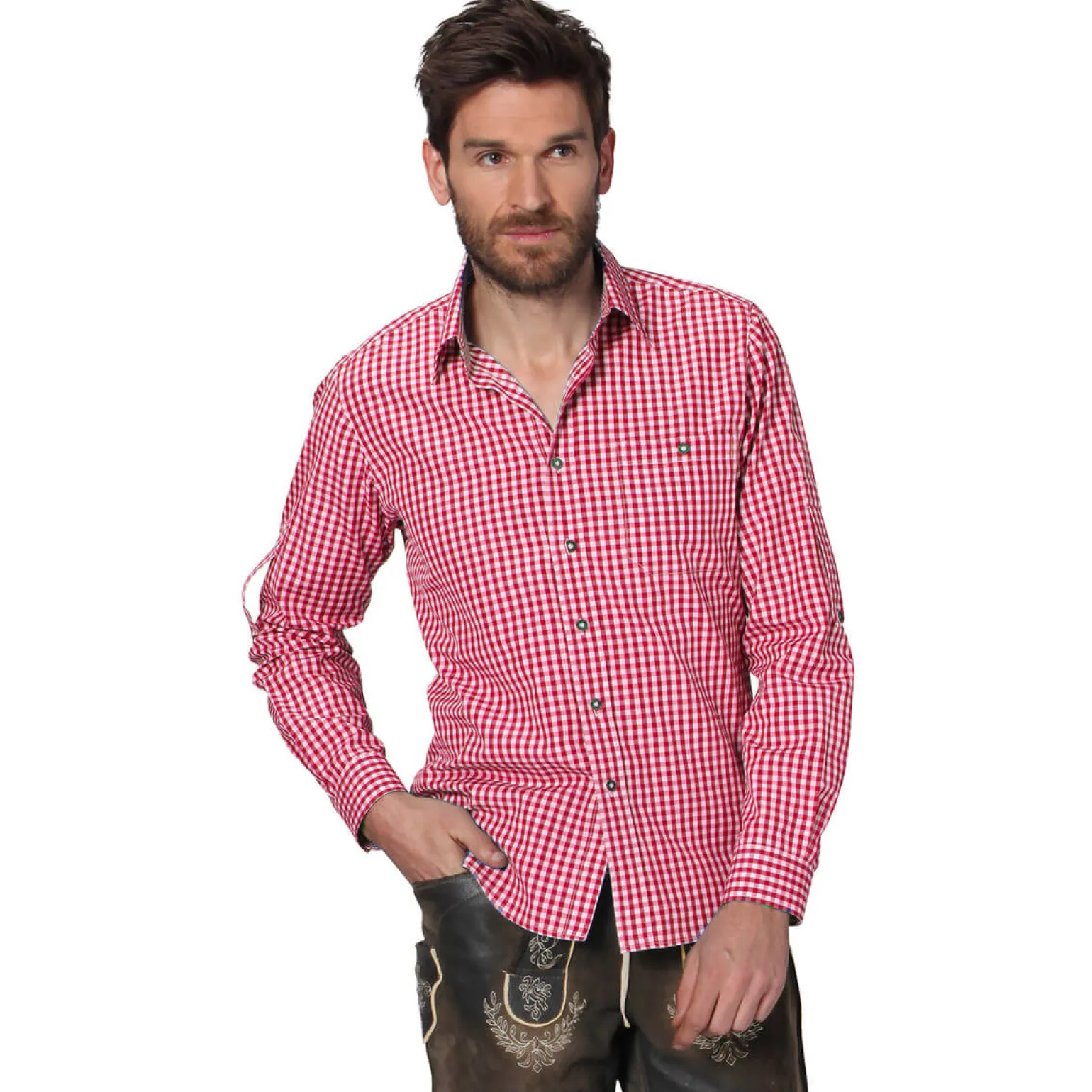 Fashion Herren Hemd "Chiemgau" Langarm, Herren Hemden