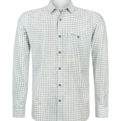 Clearance Herren Hemd "Conrad" Langarm, Salbei Herren Hemden