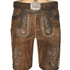 Hot Herren Lederhose "Tommy", Stein geäscht Herren Lederhosen