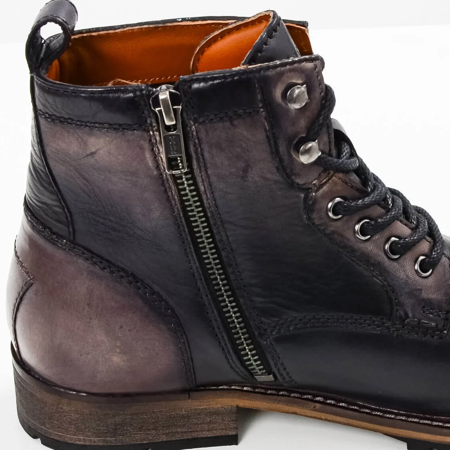 Store Herren Lederschuh "Benno", Dunkel Herren Schuhe