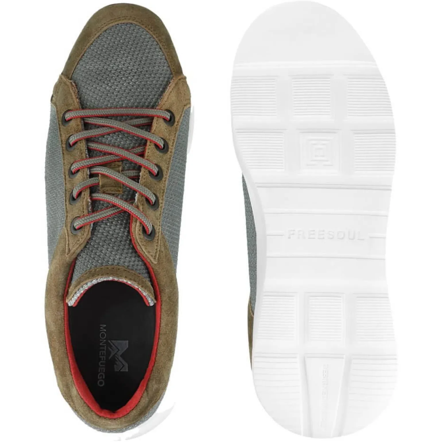 Clearance Herren Sneaker "Oben", Grau- Herren Schuhe