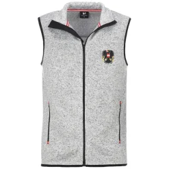 Hot Herren Strickfleece Weste "Österreich", Hell Herren Jacken