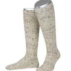 Hot Herren Trachtenkniestrumpf Loden Tweed, naturmeliert Herren Socken