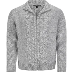 Best Herren Zopf-Strickjacke "Noel", -Melange Herren Jacken