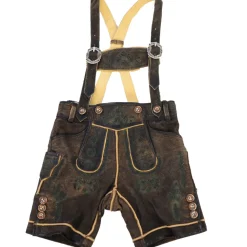 Hot Kinder Lederhose "Ronny" mit Träger, Kinder Lederhosen