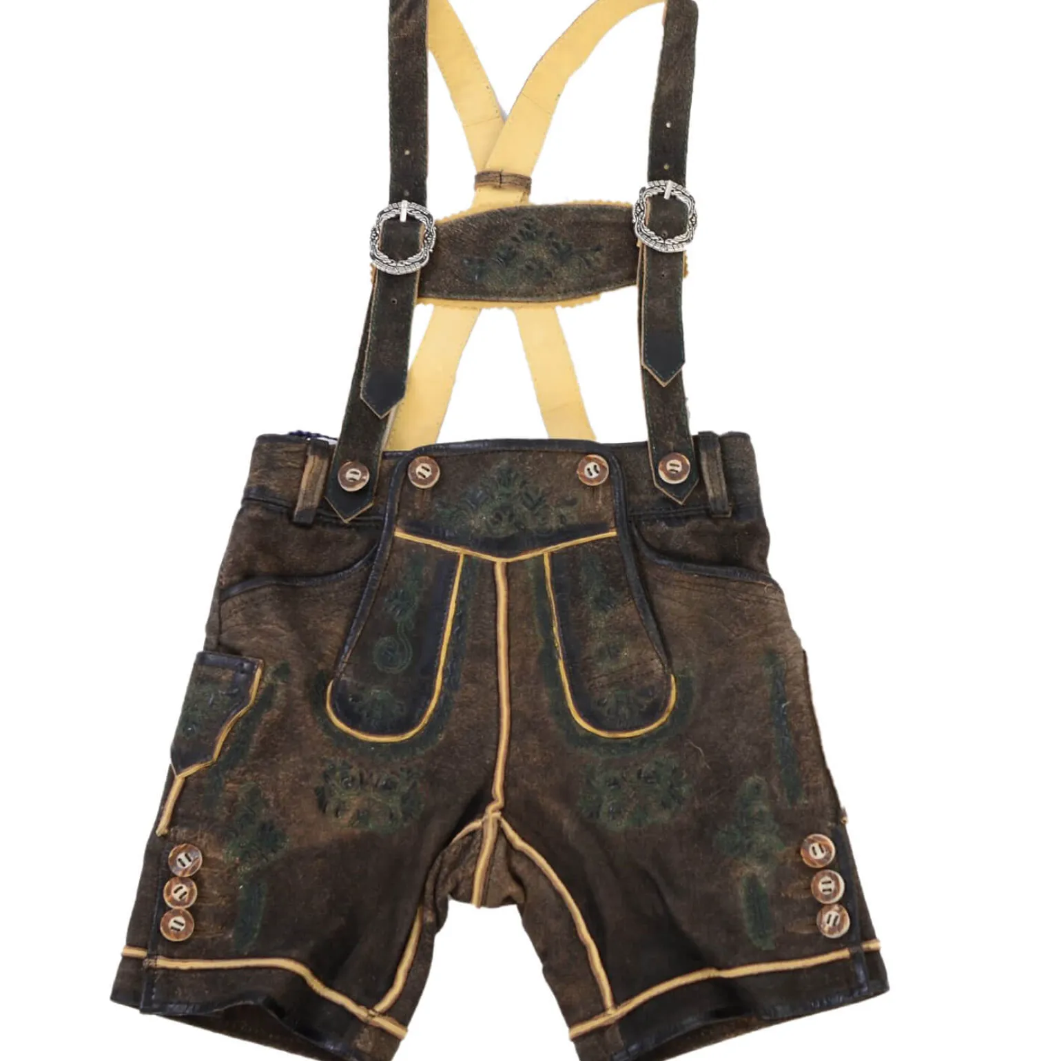 Hot Kinder Lederhose "Ronny" mit Träger, Kinder Lederhosen