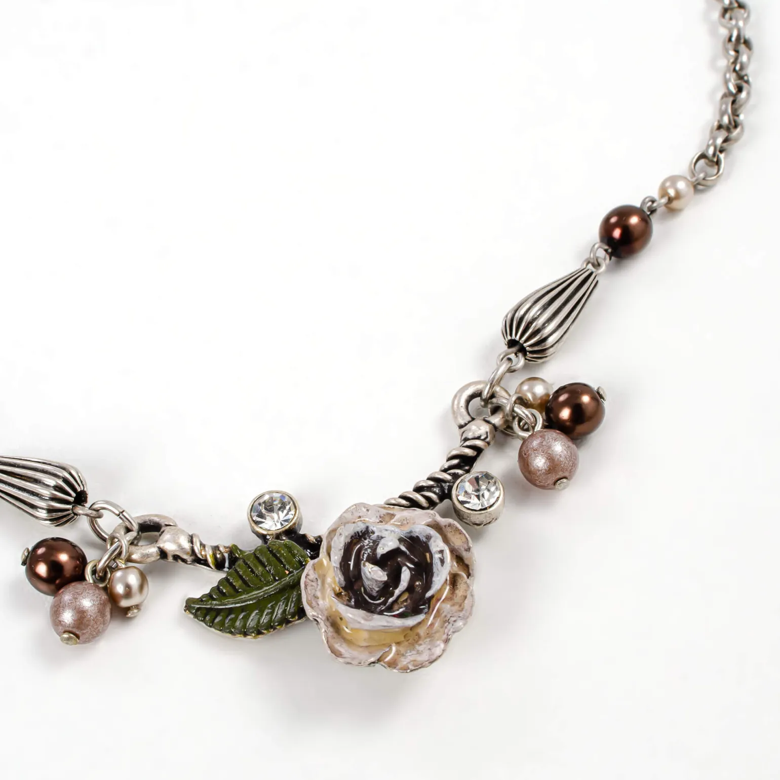Sale Trachtenkette "Alpenrose", Kaffee Damen Accessoires